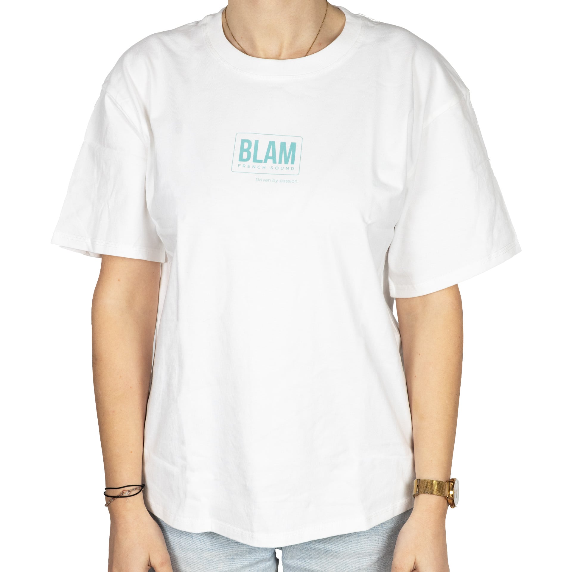 Tee-shirt blanc en coton – Image 4
